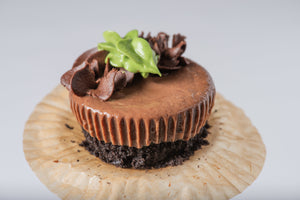Vegan Chocolate Mint Cheesecake Mini